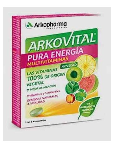 Arkovital pura vitamina 30 comprimidos