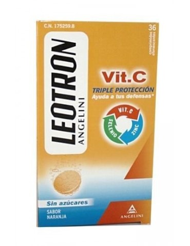 Leotron vitamina C 36 comprimidos efervescentes