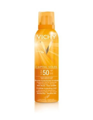 Protector solar Vichy bruma invisible hidratante spf50
