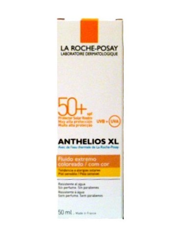 Protector solar Anthelios fluido XL spf 50+ color La Roche Posay 50 ml