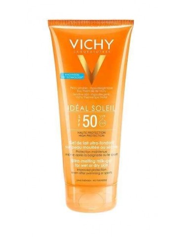 Protector Solar Vichy gel wet skin spf50 200ml
