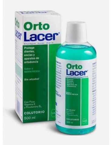 Colutorio Orto Lacer ortodoncia menta 500ml