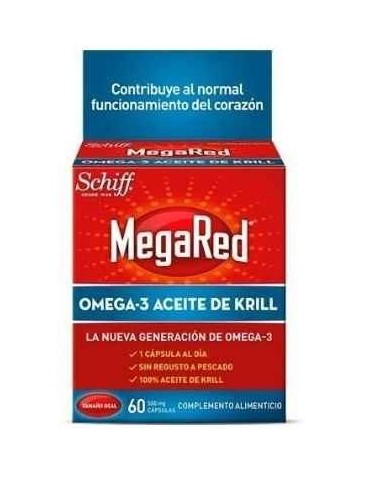Megared aceite Krill 500mg omega-3 60 comp