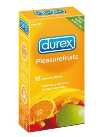 Preservativos Pleasure Fruits DUREX 12 unidades