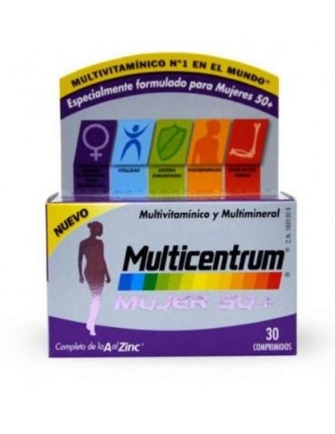 Multicentrum mujer select 50 + 30comps